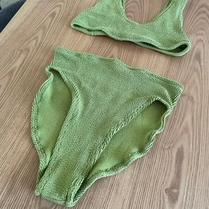 You Swim Aplomb High Waist Two-Piece in Fern